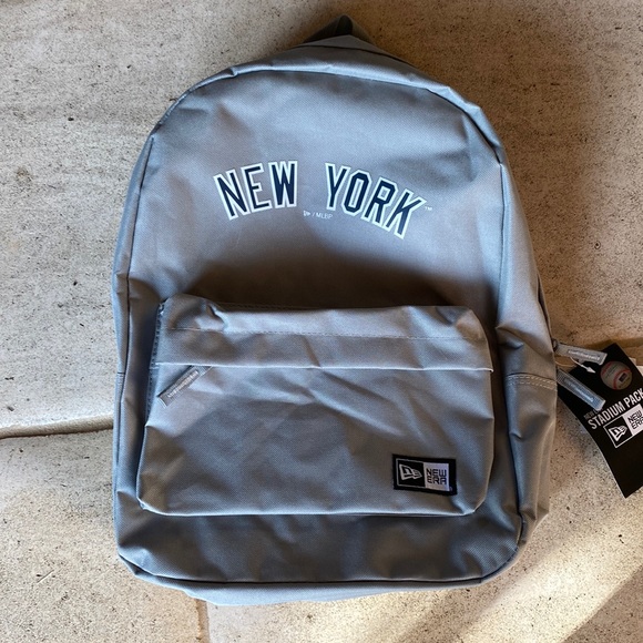 New Era Bags Nwt New Era Mlb New York Yankee Stadium Backpack Grey